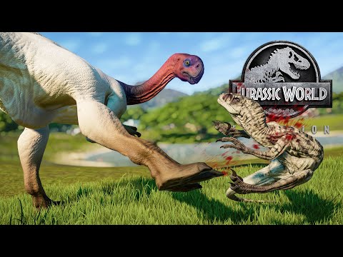 NEUER GIGANTORAPTOR wehrt sich mit Händen und Füßen! - Jurassic World Evolution Mods