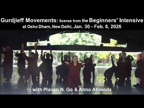 Gurdjieff Movements: from the Beginners' Intensive at Osho Dham, New Delhi, Jan. 30 - Feb. 8, 2026