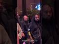 Kanye West arrives for Fury vs Ngannou!