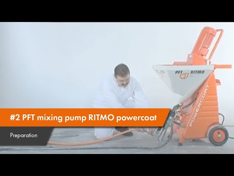 #2 PFT mixing pump RITMO powercoat - Preparation