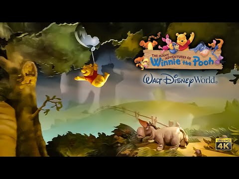 The Many Adventures of Winnie the Pooh On Ride Low Light 4K POV Walt Disney World 2024 01 06