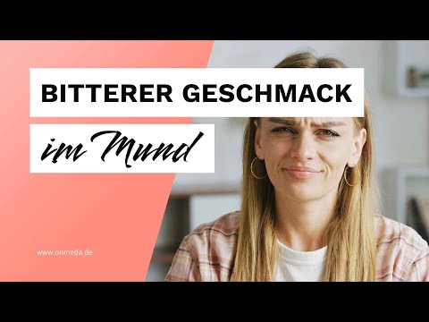 Bitterer Geschmack im Mund: 7 Ursachen, die du kennen solltest