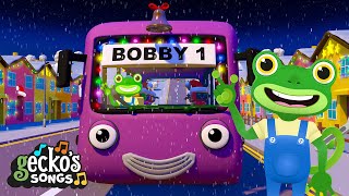 Bobby the Jingle Bus Spreads Christmas Joy! 🎄🎅🏻 | Gecko's Songs 🎶 | Toddler Fun Learning