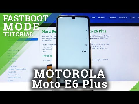 How to Open Fastboot Mode in Motorola Moto E6 Plus - Enable / Exit Fastboot Mode