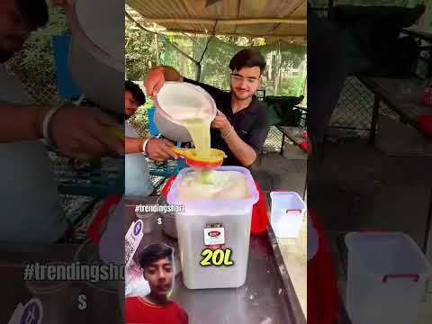 Wow 😮 #streetfood #food #icecream #foodie #facts #funny #emotational #comedy #shortsviral