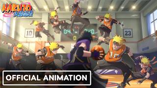 "Naruto vs Sasuke 🏀" - Sasuke Uchiha (Basketball Star) CGI Animation | Naruto Mobile