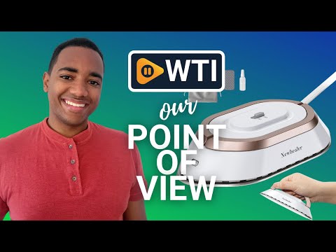 Newbealer Travel Iron with Dual Voltage - 120V/220V Lightweight Dry for Clothes (No Steam) - WTI product video review
