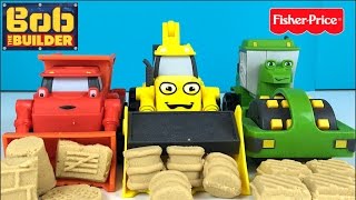 BOB THE BUILDER MASH AND MOLD CONSTRUCTION SITE WITH MIGHTY MACHINES DIZZY SCOOP MUCK AND ROLLEY