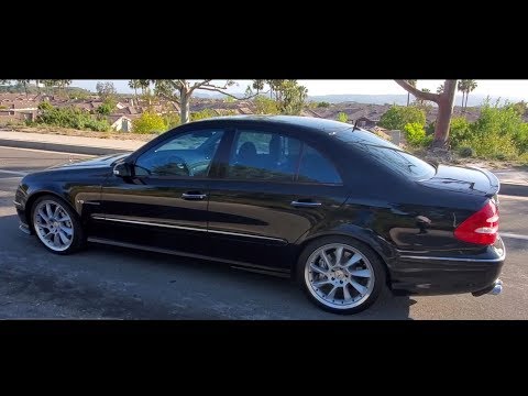 Mercedes AMG E55 supercharged best buy for horsepower added 160hp for less than 2k