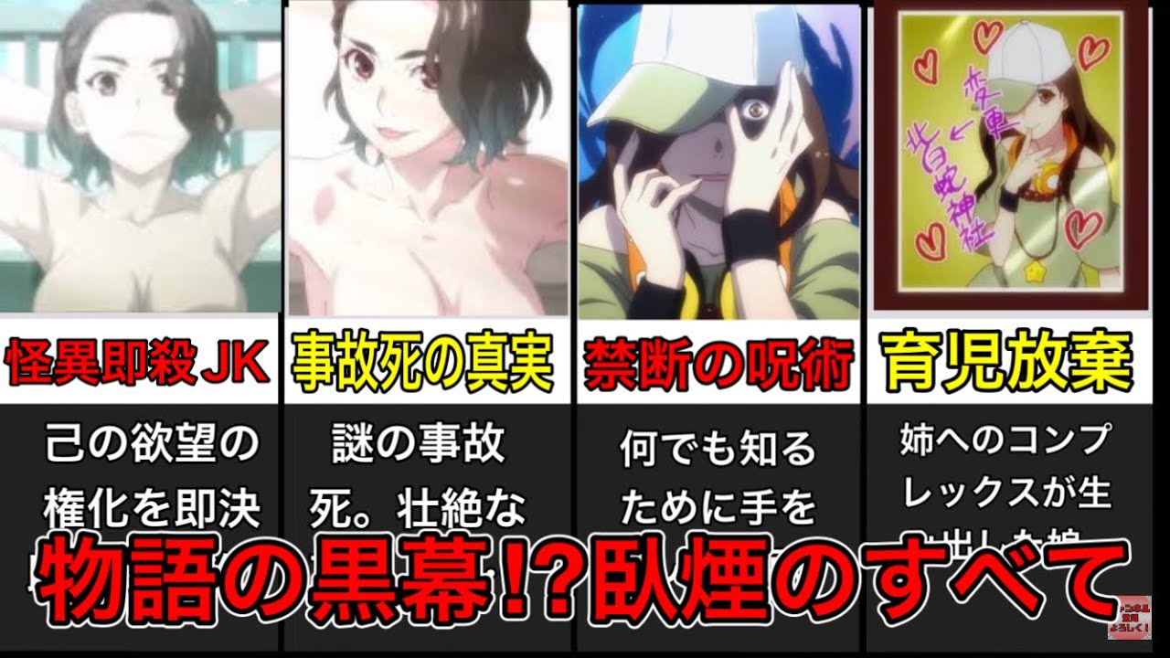 怪異づくりの一族⁉︎臥煙家を徹底解説⁉︎【化物語】【物語シリーズ】