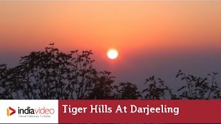 Splendid View of Sunrise at Tiger Hills in Darjeeling, West Bengal