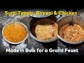 Surti Tapelu Biryani Chicken Made In Bulk For a Grand Feast Surat Street Food