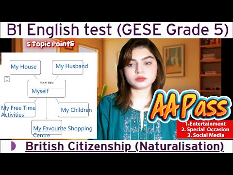 B1 English Test (GESE Grade 5) | SELT British Citizenship| Trinity College London ILR UK