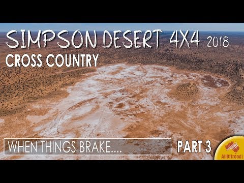 Remote Simpson Desert 4WD Crossing | Geocentre| Most Toxic Snake | 2018 - ALLOFFROAD #142 Part 3