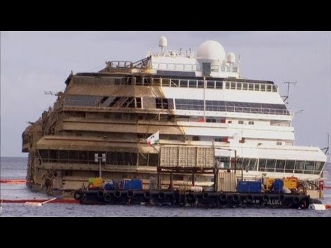 Costa Concordia steht wieder aufrecht | Journal