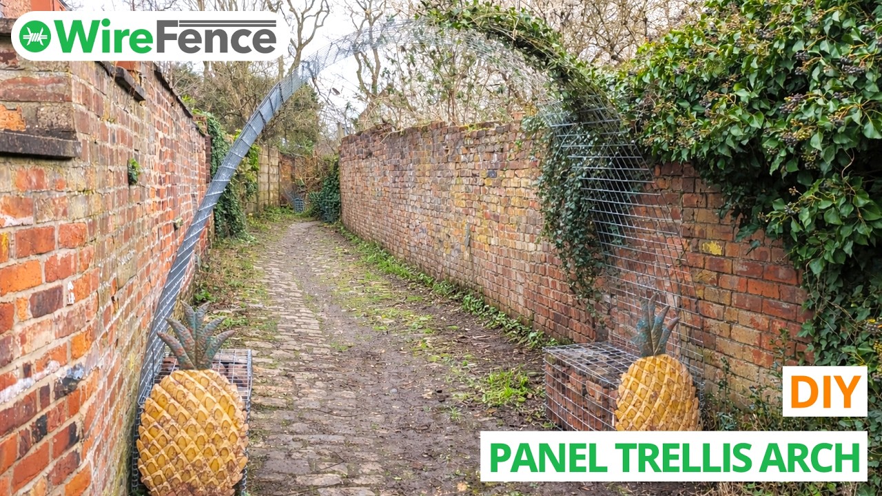 DIY Panel Trellis Arch (Tutorial) | WireFence