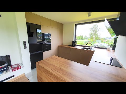 Nowoczesna kuchnia - projekt "Dom w śliwach"