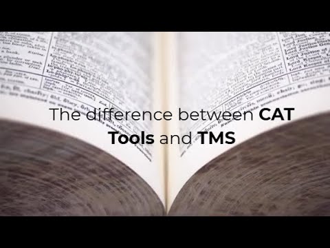 The difference between CAT tools and TMS