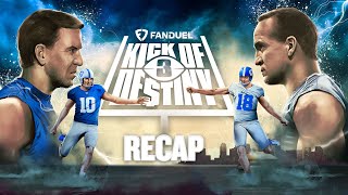 FanDuel The Kick of Destiny 3 A recap of Eli vs Peyton Manning