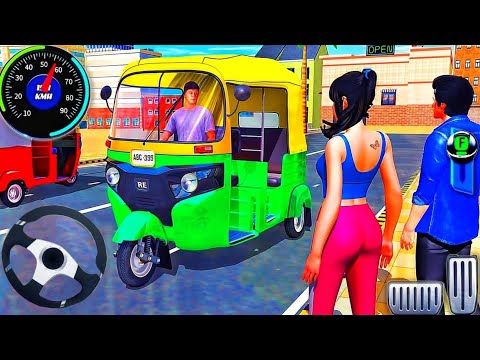 Modern Tuk Tuk Rickshaw Driving - City Auto Driver Simulator - Android - GamePlay