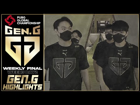 서바이벌 막코 진출부터 우승까지 - 배틀그라운드 세계대회 PGC 2021 WEEK3 WEEKLY FINAL DAY2 GEN.G HIGHLIGHTS