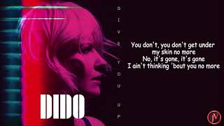 Dido - Give You Up- LYRICS