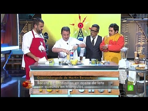 Berto Chicote, David de Jorge y Martín Berasategui preparan sus guarrindongadas - En el aire