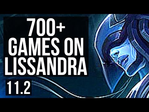 LISSANDRA vs VIEGO (MID) (DEFEAT) | 700+ games | KR Master | v11.2