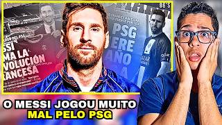 O QUÃO FRACASSADO FOI O MESSI NO PSG?!! (REACT)