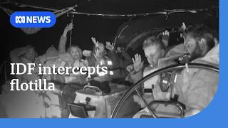 Australians aboard Global Sumud Flotilla intercepted by IDF | ABC NEWS