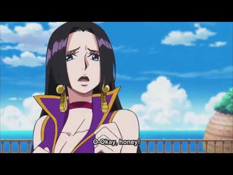 Boa called luffy "Honey" - One Piece Cute moments.