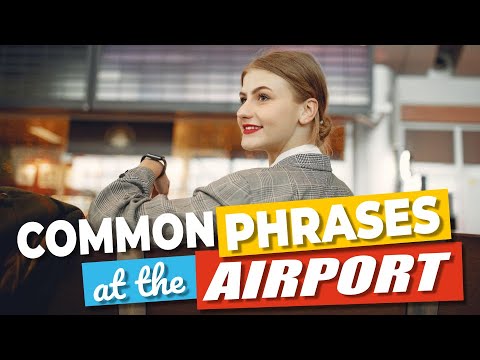 Top 10 MOST COMMON English phrases you will hear AT AN AIRPORT