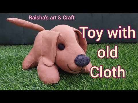How to Make a Dog Toy from Old Leggings or Cloth | Easy DIY Dog Toy Tutorial | #RaishasArt #dogtoys