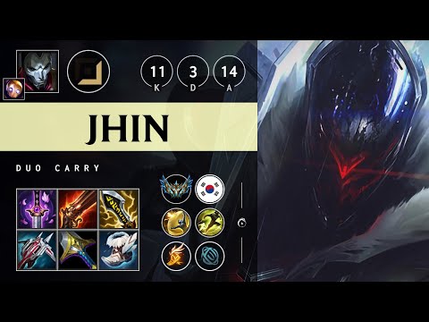 Jhin ADC vs Ezreal - KR Challenger Patch 25.09