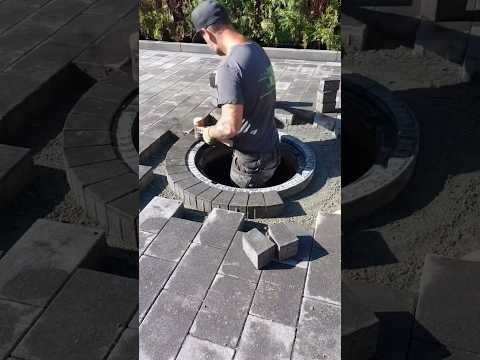 German Craftsmanship: Rural Road Manhole Cover Construction! #craftsmanship #diy