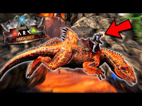 NOS METEMOS A LA CUEVA DE MAGMAS Y TAMEAMOS X-CONCAVENATOR - ARK: SVARTALFHEIM #19