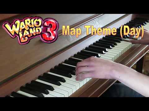 Wario Land 3 - World Map (Day) - Piano