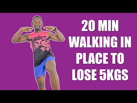 20 Minute Easy Walk at Home Exercise for Weight Loss 200 Calories
