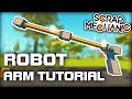 How to Build a Double Piston Robot Arm for Survival! (Scrap Mechanic Tutorial)