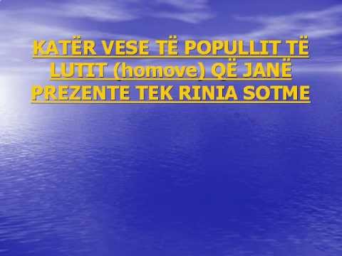 KATËR VESE TË POPULLIT TË LUTIT (homove) QË JANË PREZENTE TEK RINIA SOTME