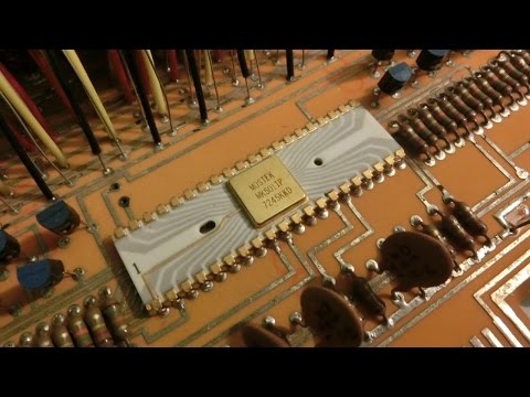 inside a 1970s Unisonic 747 Calculator