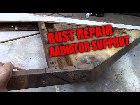 Rust Repair Bottom Radiator Support/new Inner Fenders