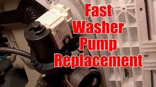 Easy and Fast Pump Replacement on Kenmore Washing Machine from the Bottom