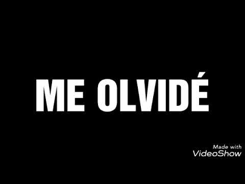 Iacho ft Riza Me olvidé (letra)