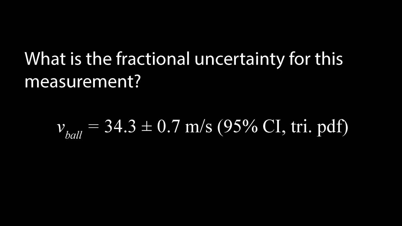 Uncertainty Analysis Part 3 Question