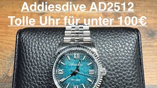 Addiesdive AD2512 Test | Tolle Uhr unter 100€ (Deutsch/German)