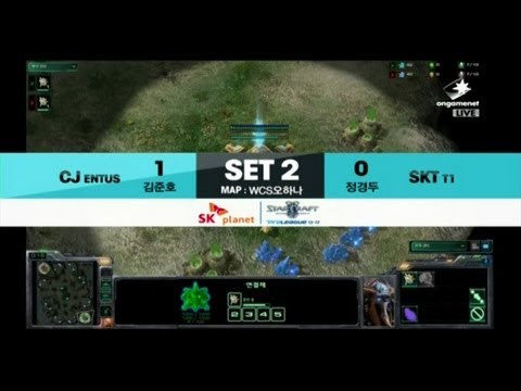 SPL [01.20] CJ vs SKT 2SET / WCS Ohana LE - Starcraft 2