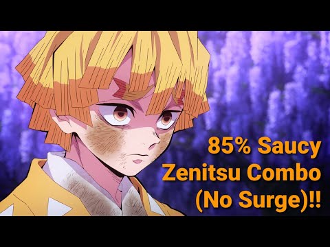 85% Damage Saucy Zenitsu Combo - Demon Slayer Kimetsu no Yaiba The Hinokami Chronicles PS5