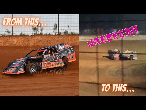 If ya can’t beat ‘em, WRECK ‘em - Taken out of the $5K to win “For the Fallen” 50 @ Outlaw Speedway