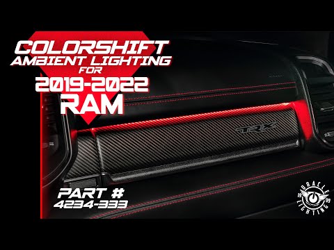 5th Gen RAM Interior Dash Ambient LED Lighting ColorSHIFT RGB Upgrade from ORACLE Lighting